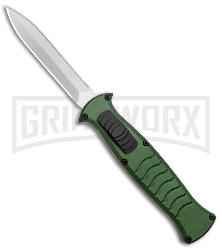 AKC X-treme EVO Green OTF Automatic Knife - Satin DE Dagger 3 AKC X-treme EVO Green OTF Automatic Knife - Satin DE Dagger