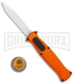 AKC X-treme EVO Orange OTF Automatic Knife - Satin Plain 9 AKC X-treme EVO Orange OTF Automatic Knife - Satin Plain -Akc Sales Store AKC X treme EVO OTF Auto Orange Satin BHQ 114657 jr bottlecap large