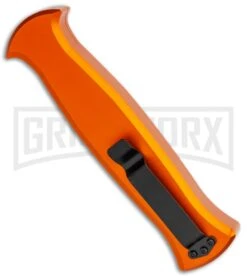 AKC X-treme EVO Orange OTF Automatic Knife - Satin Plain 8 AKC X-treme EVO Orange OTF Automatic Knife - Satin Plain -Akc Sales Store AKC X treme EVO OTF Auto Orange Satin BHQ 114657 jr side large