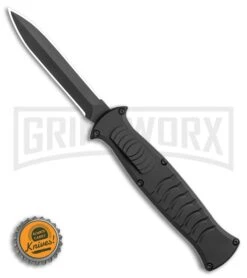 AKC X-treme EVO Black OTF Automatic Knife - Black Plain Dagger 9 AKC X-treme EVO Black OTF Automatic Knife - Black Plain Dagger -Akc Sales Store AKC X treme EVO OTF Automatic Knife Black 3.5 Black Dagger BHQ 119845 LS Bottlecap large