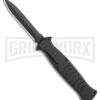 AKC X-treme EVO Black OTF Automatic Knife - Black Plain Dagger -Akc Sales Store AKC X treme EVO OTF Automatic Knife Black 3.5 Black Dagger BHQ 119845 LS large