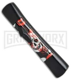 AKC Concord Red/White Skull OTF Automatic Knife - Flat Grind Black Flat 6 AKC Concord Red/White Skull OTF Automatic Knife - Flat Grind Black Flat -Akc Sales Store AKC concord red white skull black BP 19138 er spine large