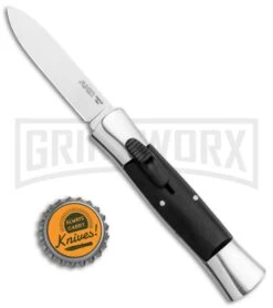 AKC 007 Concord Black OTF Automatic Knife Gray/Black - Spear Point Satin 9 AKC 007 Concord Black OTF Automatic Knife Gray/Black - Spear Point Satin -Akc Sales Store Minion Concord Polish Black OTF Auto Flat Satin Plain GX 35509 jr bottlecap large