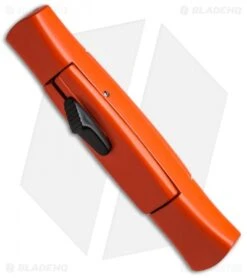 AKC 077 Concord OTF Automatic Knife Orange (3.25" Black Flat) 7 AKC 077 Concord OTF Automatic Knife Orange (3.25" Black Flat) -Akc Sales Store akc 077 otf orange black plain bottom cm