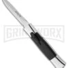 AKC 077 Concord Polish/Black OTF Automatic Knife - Dagger Satin Plain