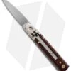 AKC Classic 6" Lever Lock Automatic Italian Knife Snake Wood (2.5" Polish) F17 -Akc Sales Store akc 6 lever lock brazil horn snake ll