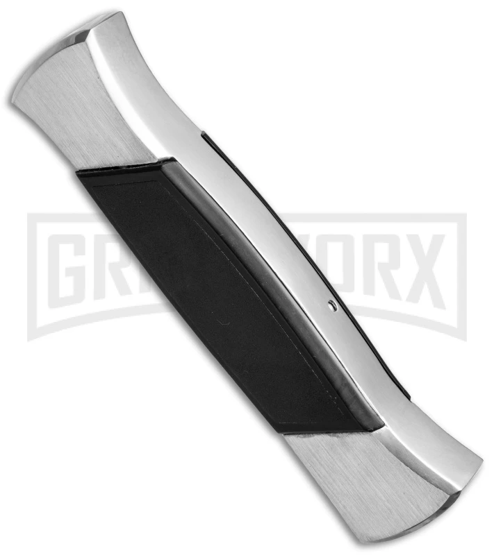 AKC 777 Blackfinger Brushed Aluminum OTF Automatic Knife - Black Plain 4 AKC 777 Blackfinger Brushed Aluminum OTF Automatic Knife - Black Plain - Image 2