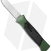 AKC 777 Blackfinger OTF Automatic Knife Green/Black (3.375" Satin Flat) -Akc Sales Store akc 777 green satin flat BHQ 34856 jr
