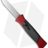 AKC 777 Blackfinger OTF Automatic Knife Red/Black (3.375" Satin Flat) -Akc Sales Store akc 777 red satin flat cm