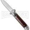 AKC 8" Shot Shell Puller Lever Lock Cocobolo Wood Automatic Knife - Flat 1 AKC 8" Shot Shell Puller Lever Lock Cocobolo Wood Automatic Knife - Flat -Akc Sales Store akc 8 cocobolo shot plain jm large