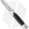 AKC 007 Concord OTF Automatic Knife White/Black (2.75" Satin Flat) -Akc Sales Store akc concord 007 white satin flat cm