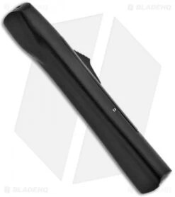 AKC Concord Dagger OTF Automatic Knife Black (3.25" Satin) -Akc Sales Store akc concord satin flat part serr black otf side