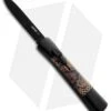 AKC Concord OTF Automatic Knife Brown Snake (3.25" Black Flat) -Akc Sales Store akc concord snake II flat
