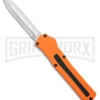 AKC F-20 Orange D/A OTF Dagger Automatic Knife - Satin Plain 1 AKC F-20 Orange D/A OTF Dagger Automatic Knife - Satin Plain -Akc Sales Store akc f 20 da otf auto black Orange aluminum Satin dagger BHQ 177350 jr large