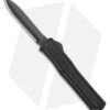 AKC F-20 Dagger D/A OTF Automatic Knife Black Aluminum (3.6" Black) -Akc Sales Store akc f 20 da otf auto black aluminum black dagger BHQ 177898 jr