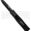 AKC Minion Concord Black OTF Automatic Knife - Dagger Black Plain -Akc Sales Store akc mini concord black large
