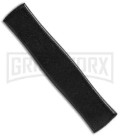 AKC Minion Concord Zebra OTF Automatic Knife - Black Flat -Akc Sales Store akc mini concord zebra flat back cm large