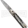 AKC Classic 6" Lever Lock Brazilian Horn Automatic Knife - Damascus Plain 1 AKC Classic 6" Lever Lock Brazilian Horn Automatic Knife - Damascus Plain -Akc Sales Store akc mini ll brazil damascus large