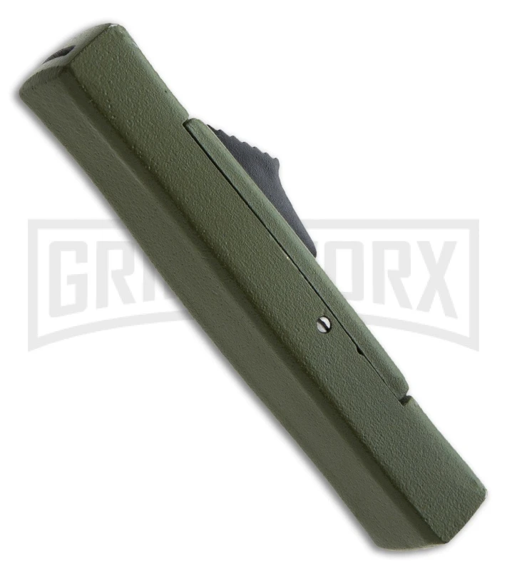 AKC Minion Concord Green OTF Automatic Knife - Flat Grind Polish Plain 4 AKC Minion Concord Green OTF Automatic Knife - Flat Grind Polish Plain - Image 2