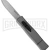 AKC Minion Concord Gray OTF Automatic Knife - Satin Plain 2 AKC Minion Concord Gray OTF Automatic Knife - Satin Plain -Akc Sales Store akc minion otf grey satin cm large