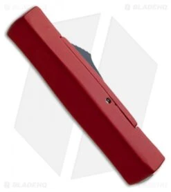 AKC Minion Concord OTF Automatic Knife Red (2.3" Polish Flat Grind) -Akc Sales Store akc minion red flat side
