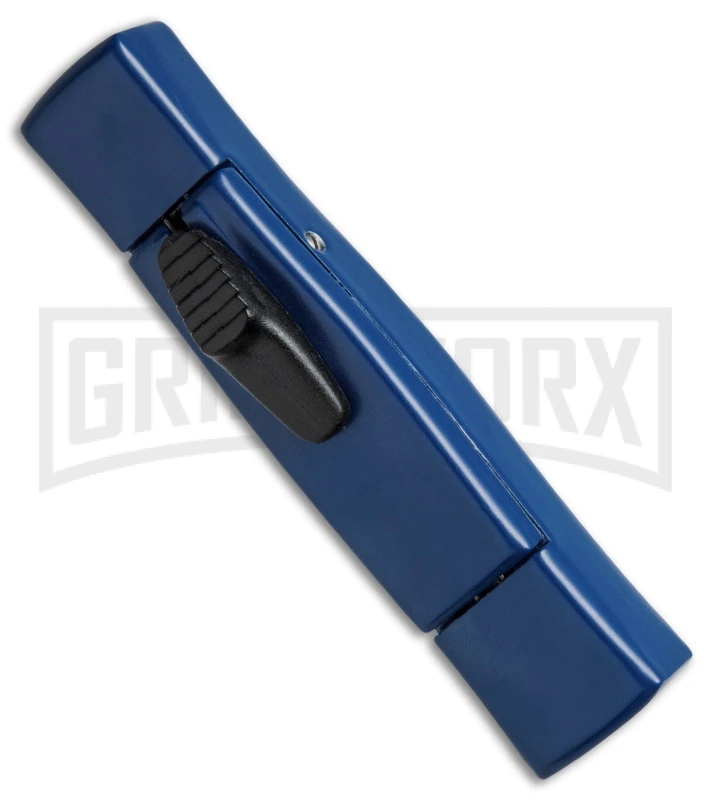AKC Minion Concord Blue OTF Automatic Knife - Satin Plain 4 AKC Minion Concord Blue OTF Automatic Knife - Satin Plain - Image 2