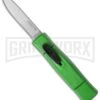 AKC Minion Concord Green OTF Automatic Knife - Satin Plain -Akc Sales Store akc minion satin flat lime green BHQ dl large