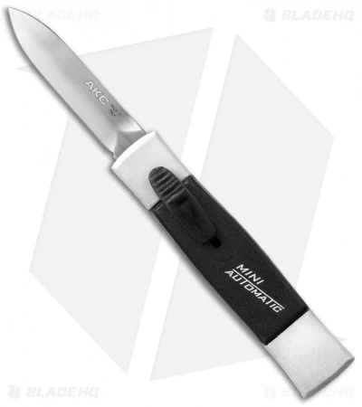 AKC Minion Concord Dagger OTF Automatic Knife White/Black (2.3" Satin) 3 AKC Minion Concord Dagger OTF Automatic Knife White/Black (2.3" Satin)