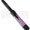 AKC Concord Black/Purple OTF Automatic Knife - Dagger Black Plain 1 AKC Concord Black/Purple OTF Automatic Knife - Dagger Black Plain -Akc Sales Store akc otf concord purple scale large