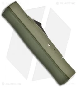 AKC Minion Concord Dagger OTF Automatic Knife NATO Green (2.3" Satin) -Akc Sales Store bladeplay minion nato silver blade green otf mini auto side