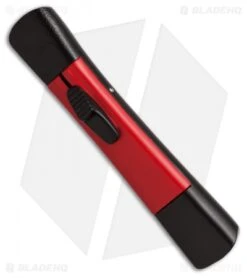 AKC Concord OTF Automatic Knife Black/Red (3.25" Black Flat) -Akc Sales Store conc black red single black side