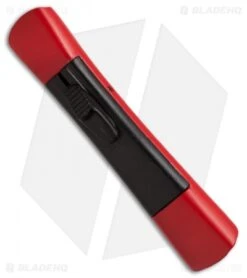 AKC Concord OTF Automatic Knife Red/Black (3.25" Black Flat) -Akc Sales Store conc red black single black side