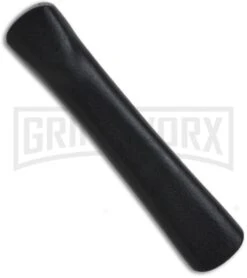 AKC Black Tactical Concord 8" D/A OTF Flat Grind (Black Serr) -Akc Sales Store concord tactical black flat ser back large