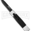 AKC Minion Concord White/Black OTF Automatic Knife - Dagger Black -Akc Sales Store minion white black black dagger jm large